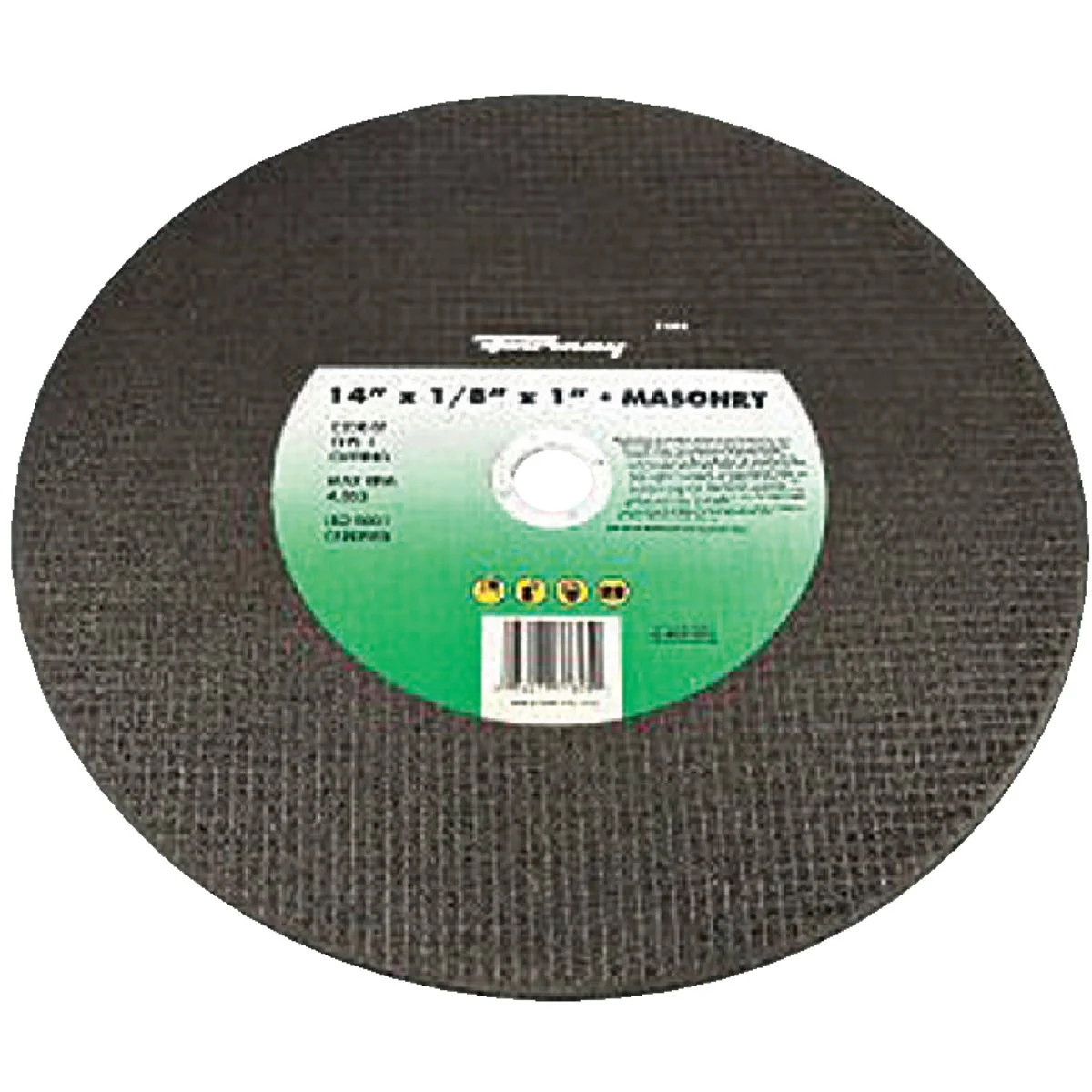 Exceptional Forney Type 1 14 In. x 1 8 In. x 1 In. Masonry Asphalt Cut-Off Wheel Dependable