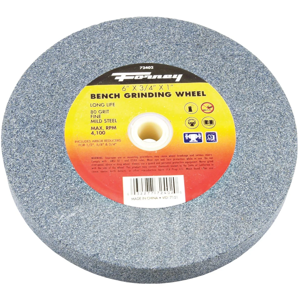 Comfortable Forney 6 In. 3 4 In. Adjustable - 1 2 5 8 3 4 1 Bench Grinding Wheel Soft