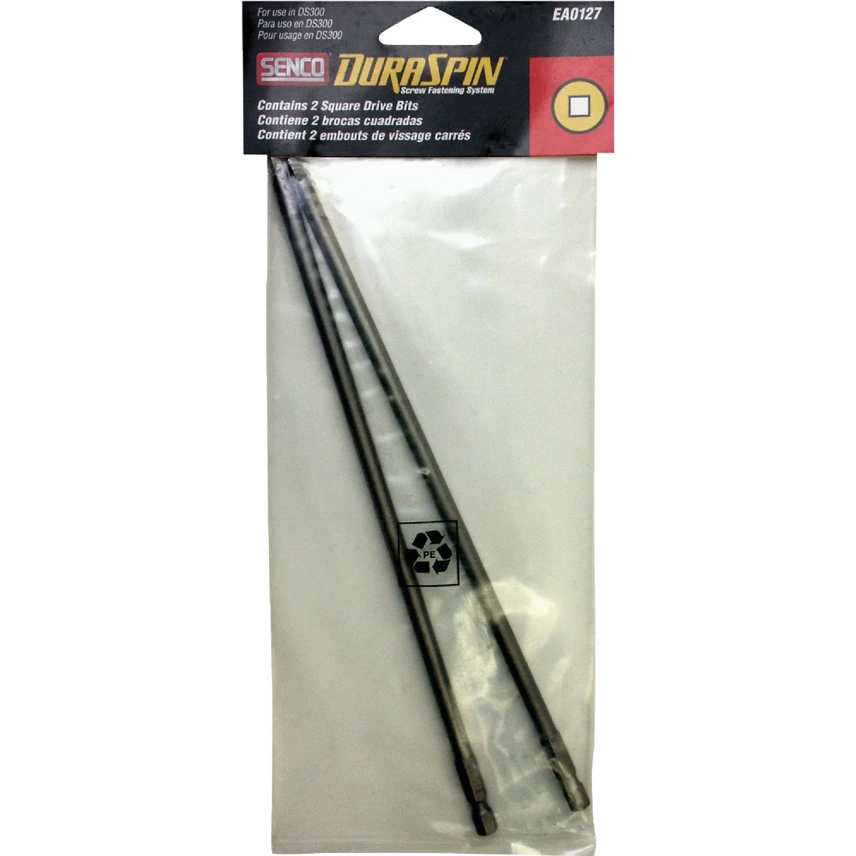 Safe Senco DuraSpin 2 Square DS300 DS300-D2 DS300-S2 Power Screwdriver Bit 2-Pack User-Friendly