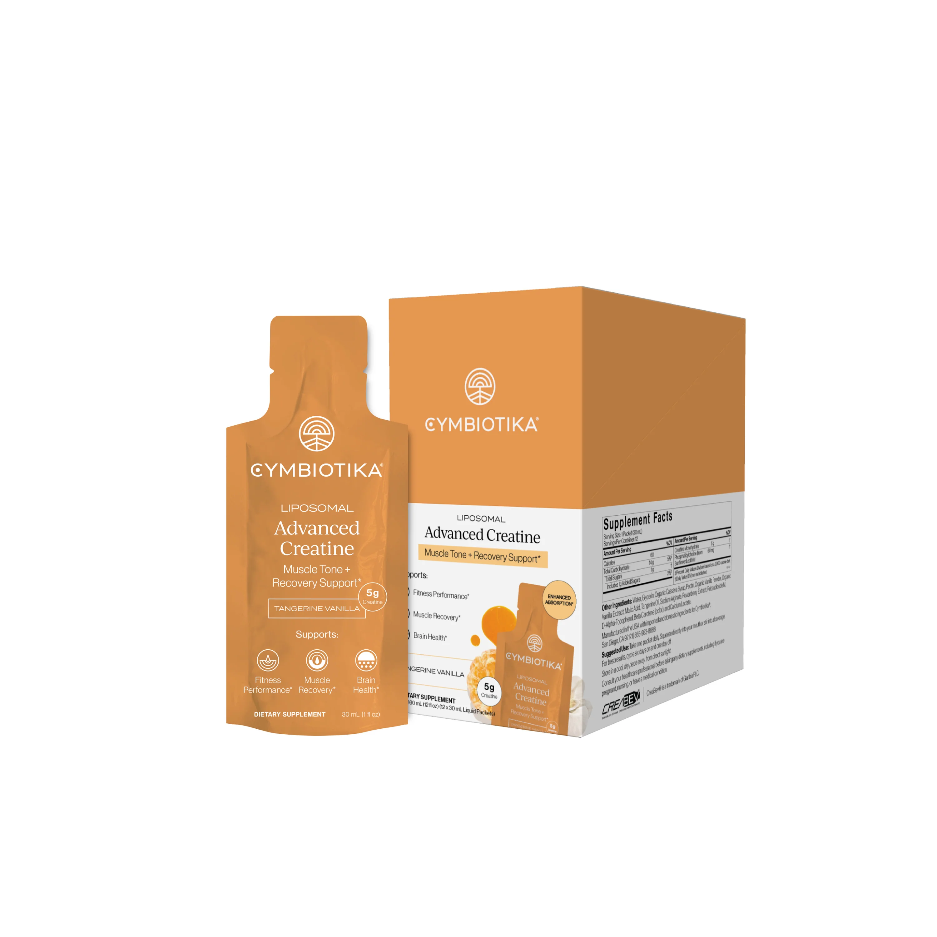 High-Grade Cymbiotika Liposomal Advanced Creatine Packets - Muscle Tone Recovery Support Reliable