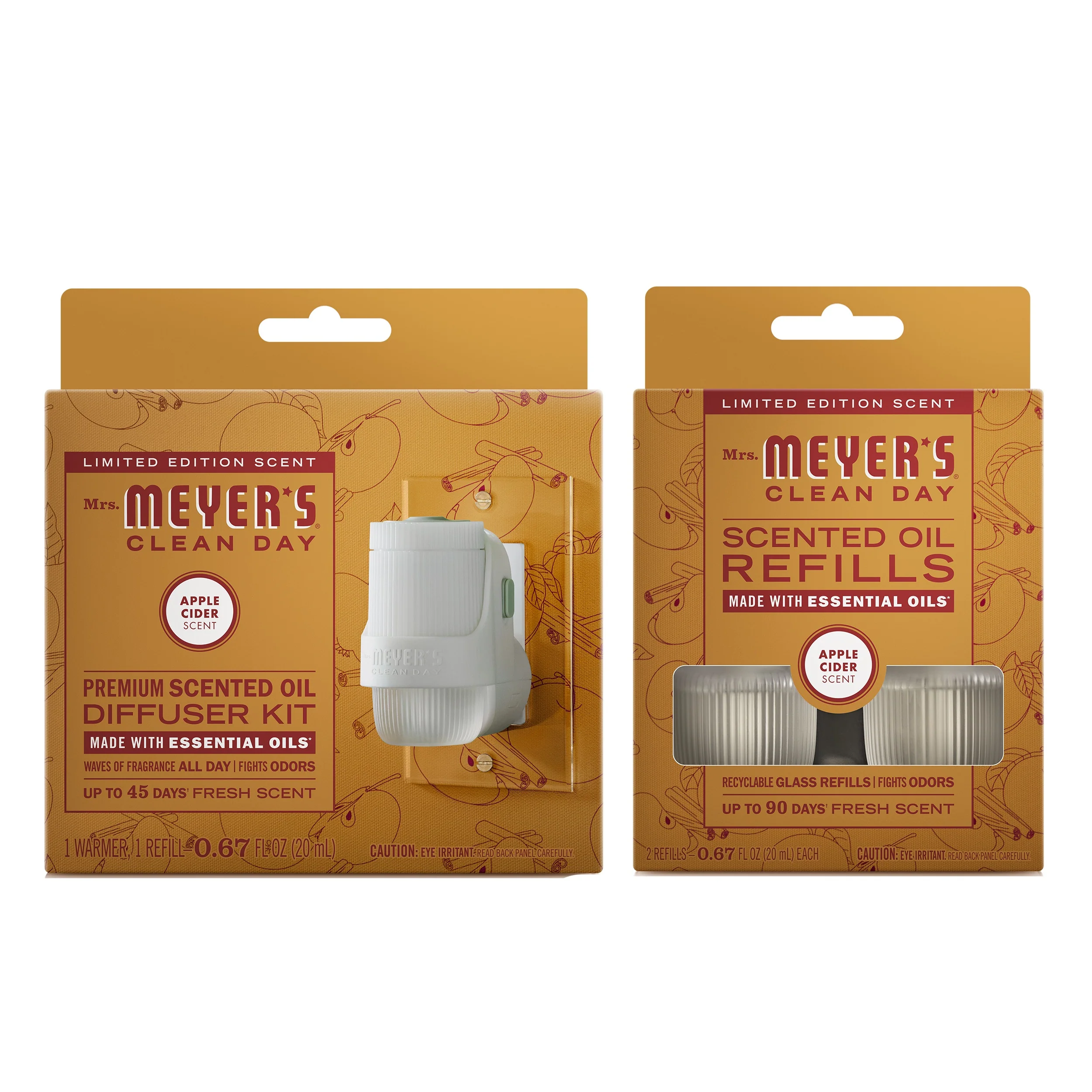 Unique Mrs. Meyer's Fall Oil Diffuser Kit Collection Prestigious