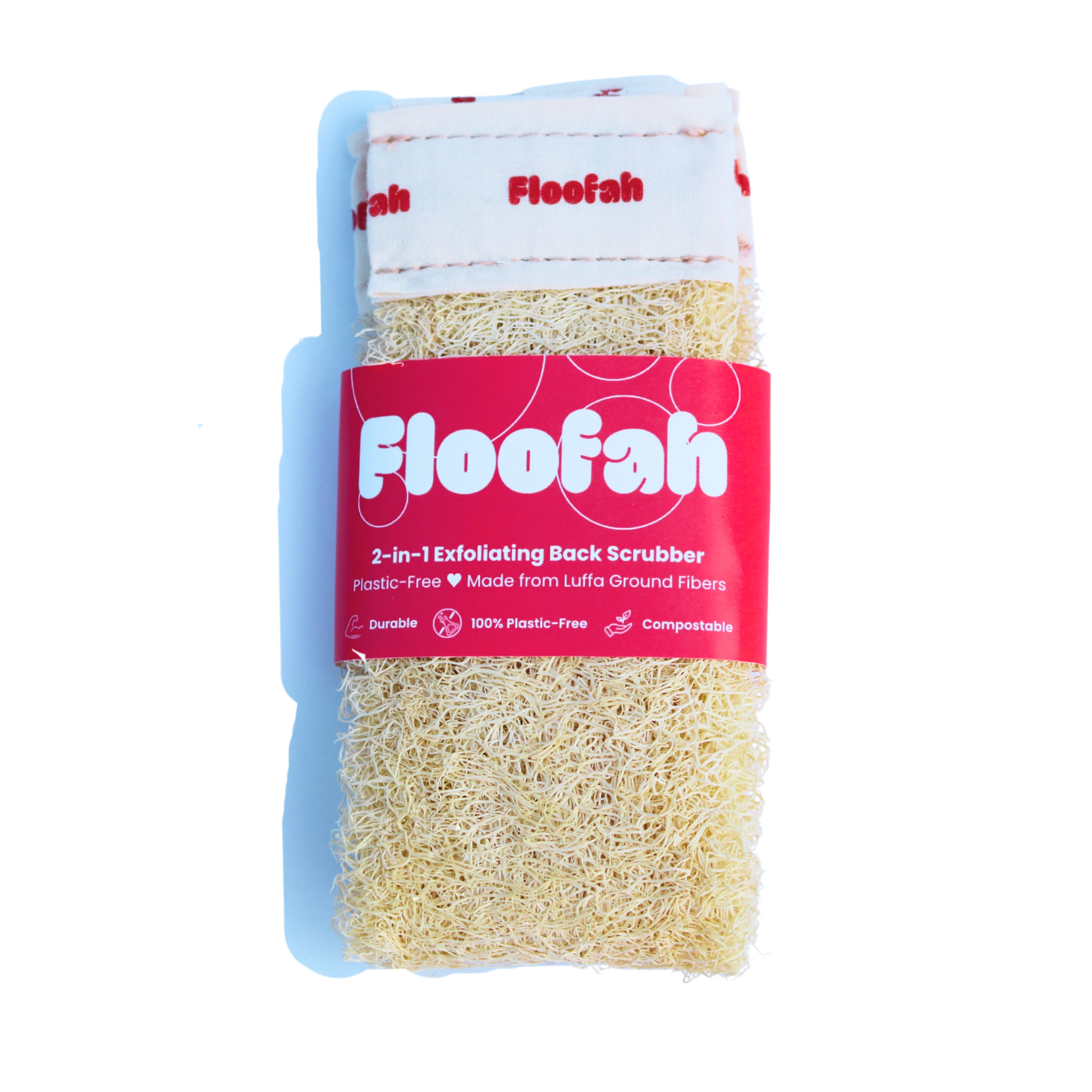 Soft Floofah 2-in-1 Exfoliating Back Scrubber Modern