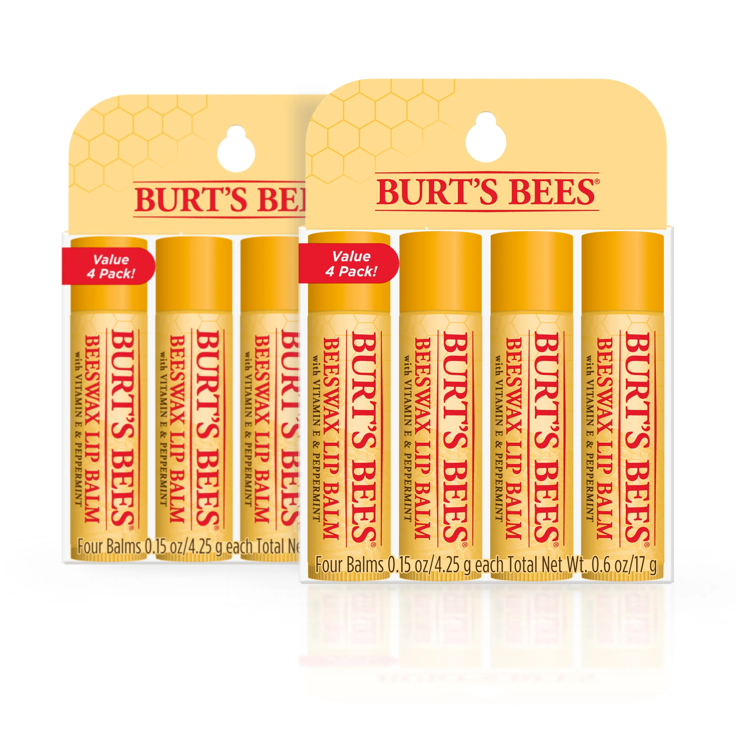 Certified Burt's Bees Buy One Get One – Beeswax Lip Balm Pack Functional