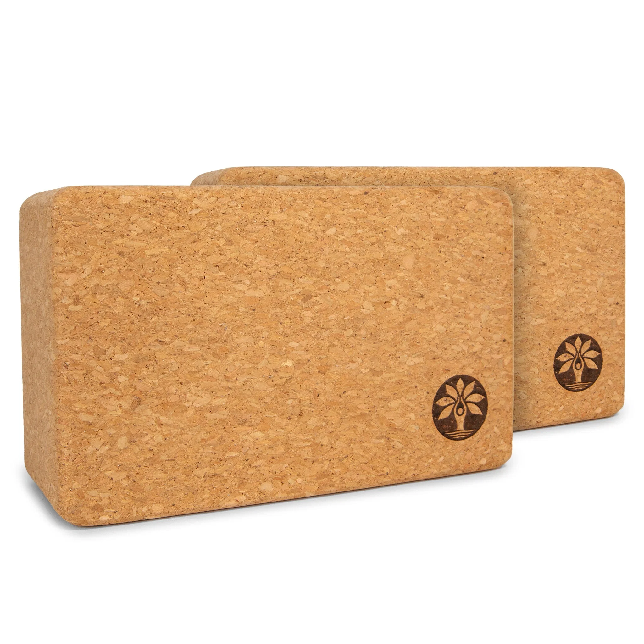 Durable Yoloha Yoga Cork Yoga Block Set Practical