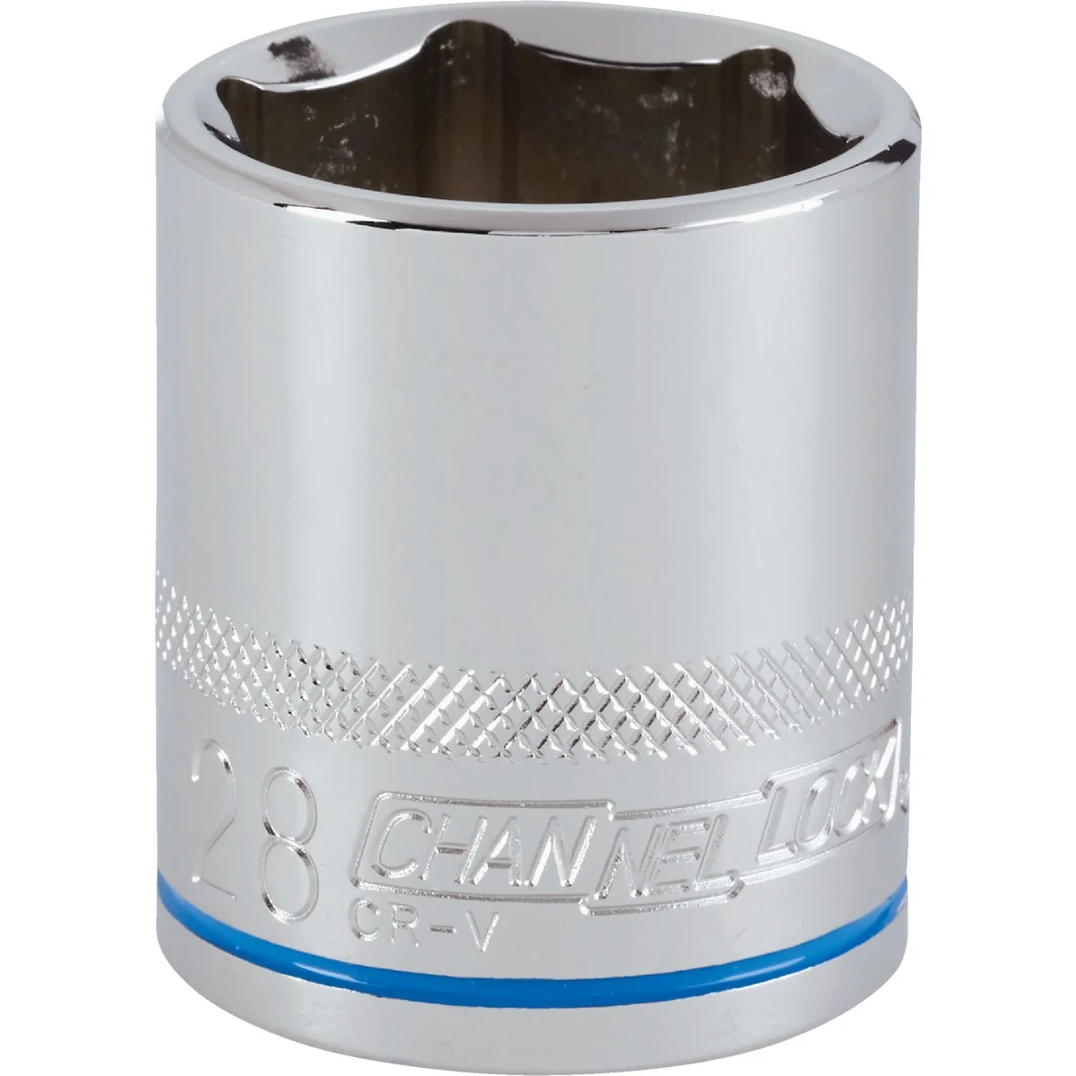 Clean Channellock 1 2 In. Drive 28 mm 6-Point Shallow Metric Socket Traditional