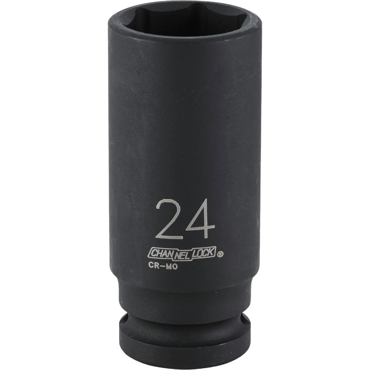Long-Lasting Channellock 1 2 In. Drive 24 mm 6-Point Deep Metric Impact Socket Exceptional