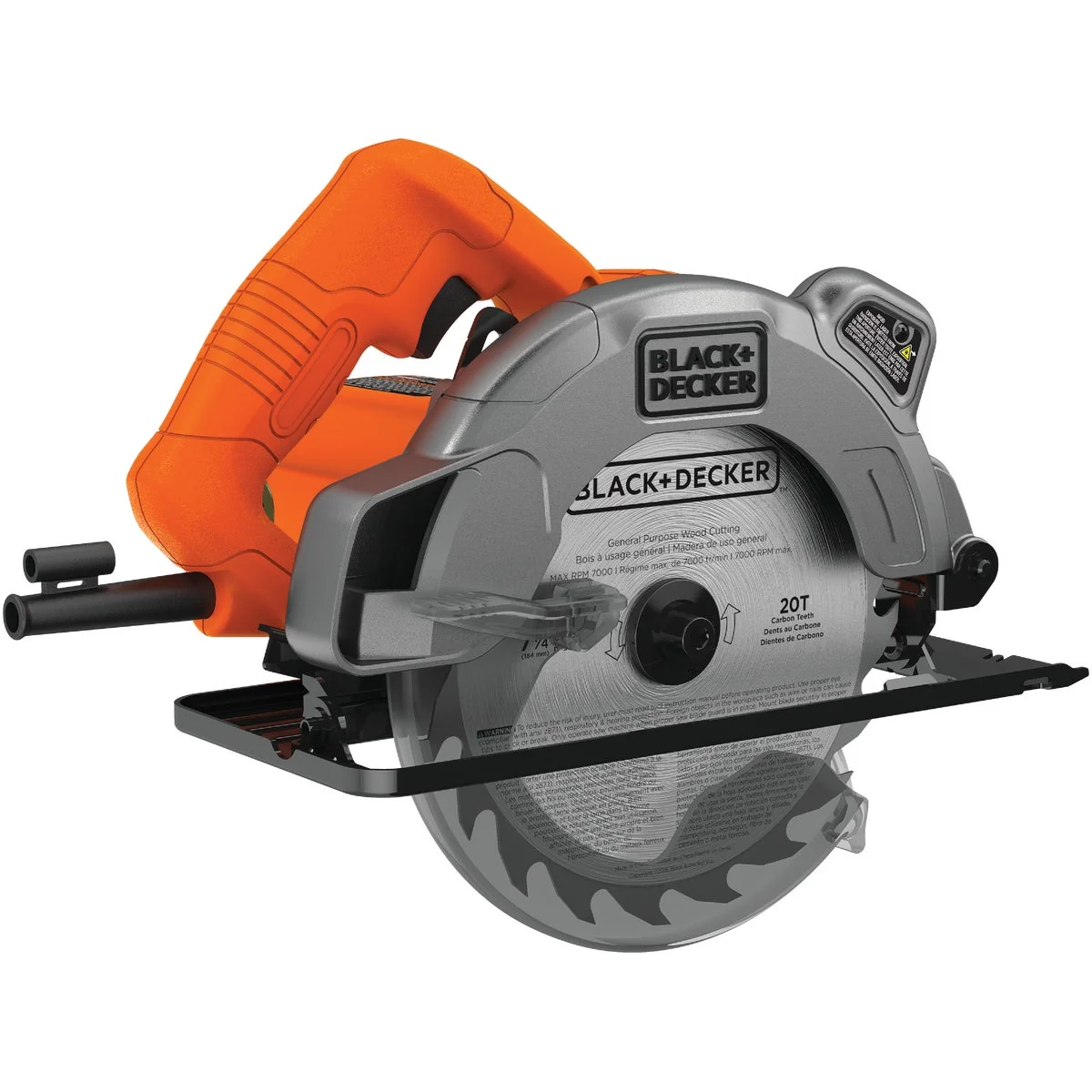 Quality Black Decker 7-1 4 In. 13-Amp Circular Saw with Laser Safe