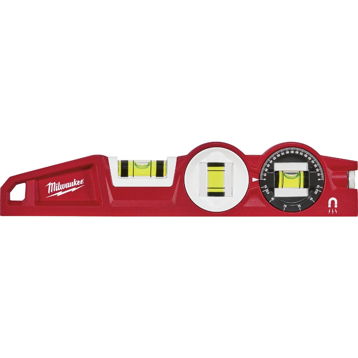 Reusable Milwaukee 10 In. Aluminum Magnetic Torpedo Level Breathable