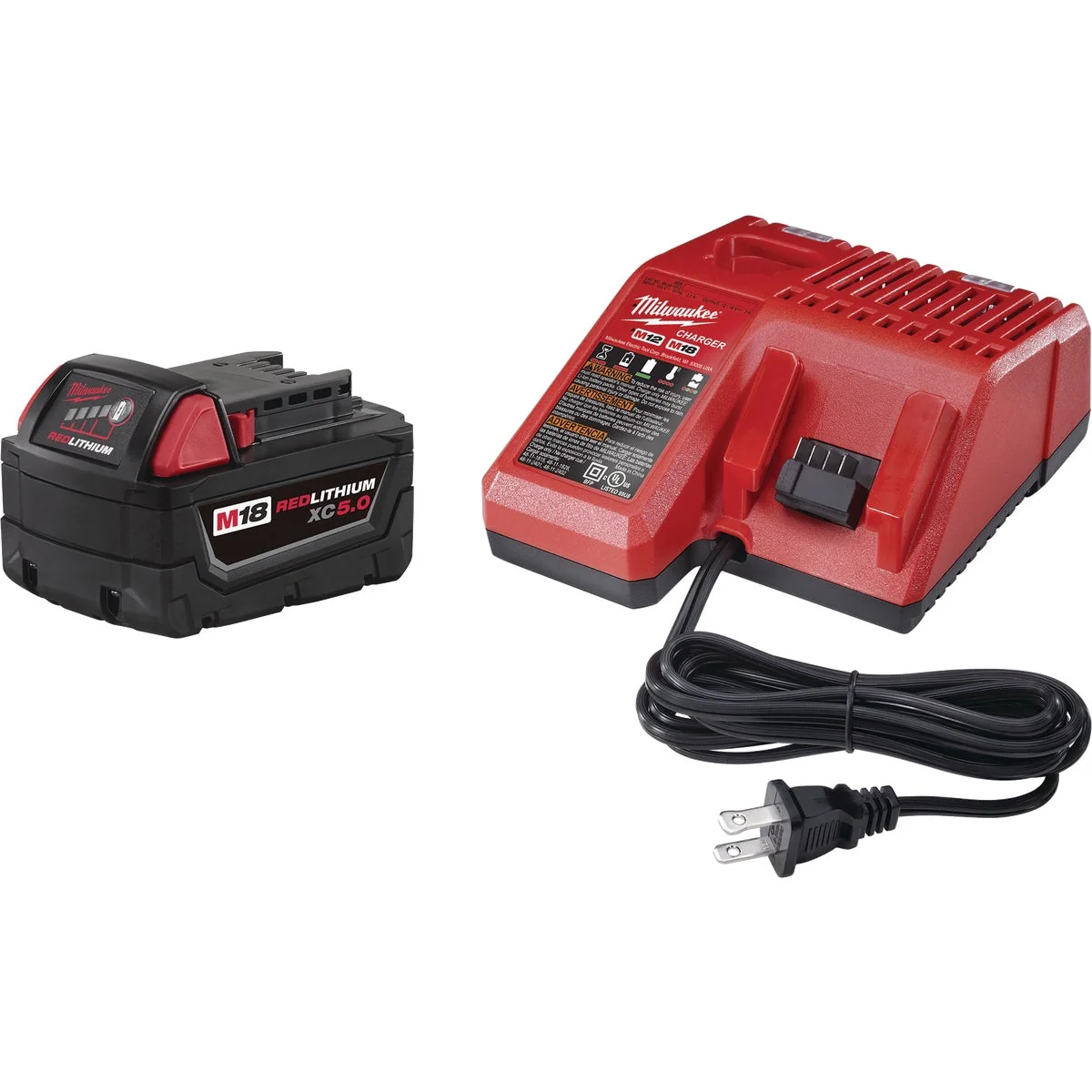 High-Quality Milwaukee M18 REDLITHIUM XC 18 Volt Lithium-Ion 5.0 Ah Extended Capaci Long-Lasting