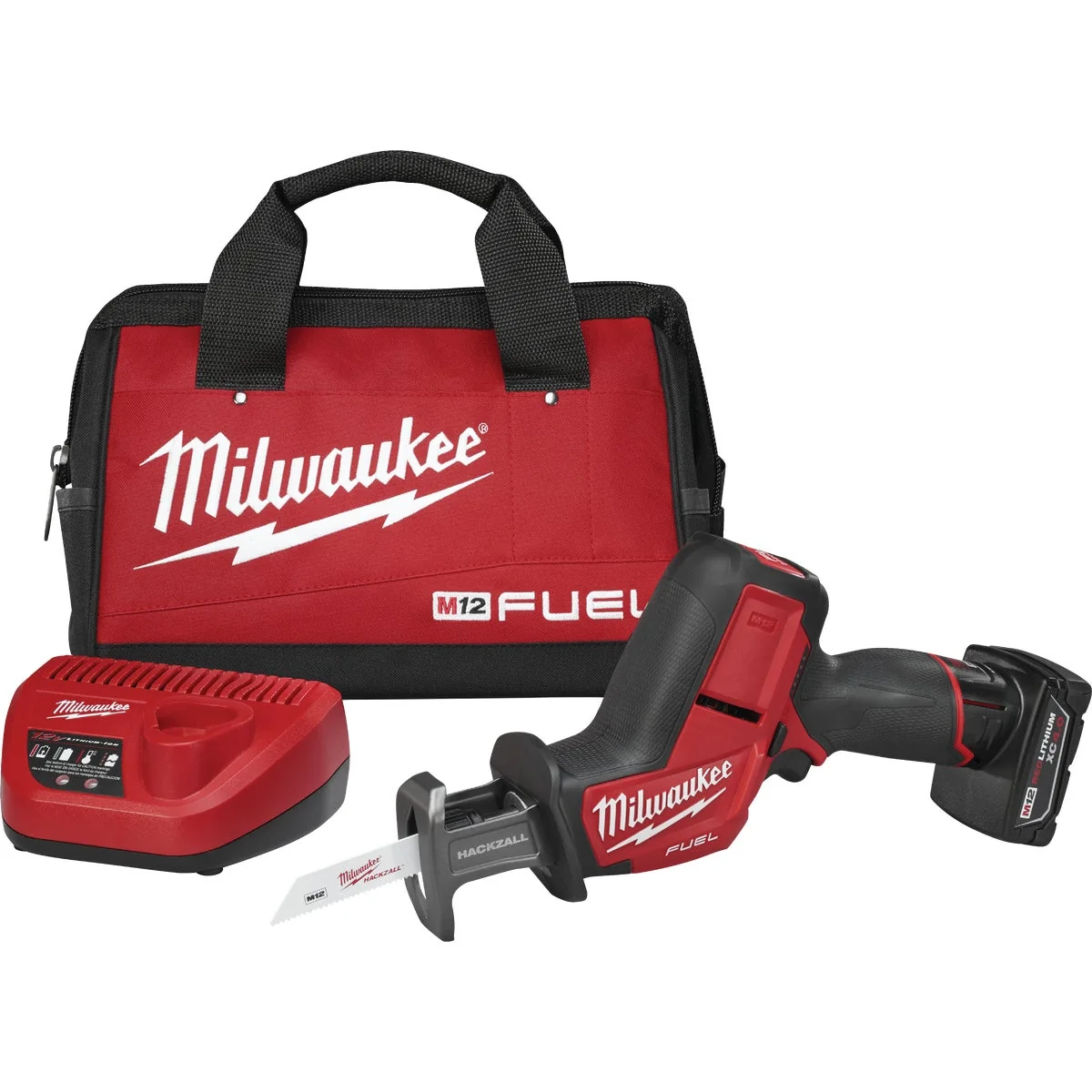 Fine Milwaukee HACKZALL M12 12-Volt Lithium-Ion Brushless Cordless Reciprocating Saw Kit Durable