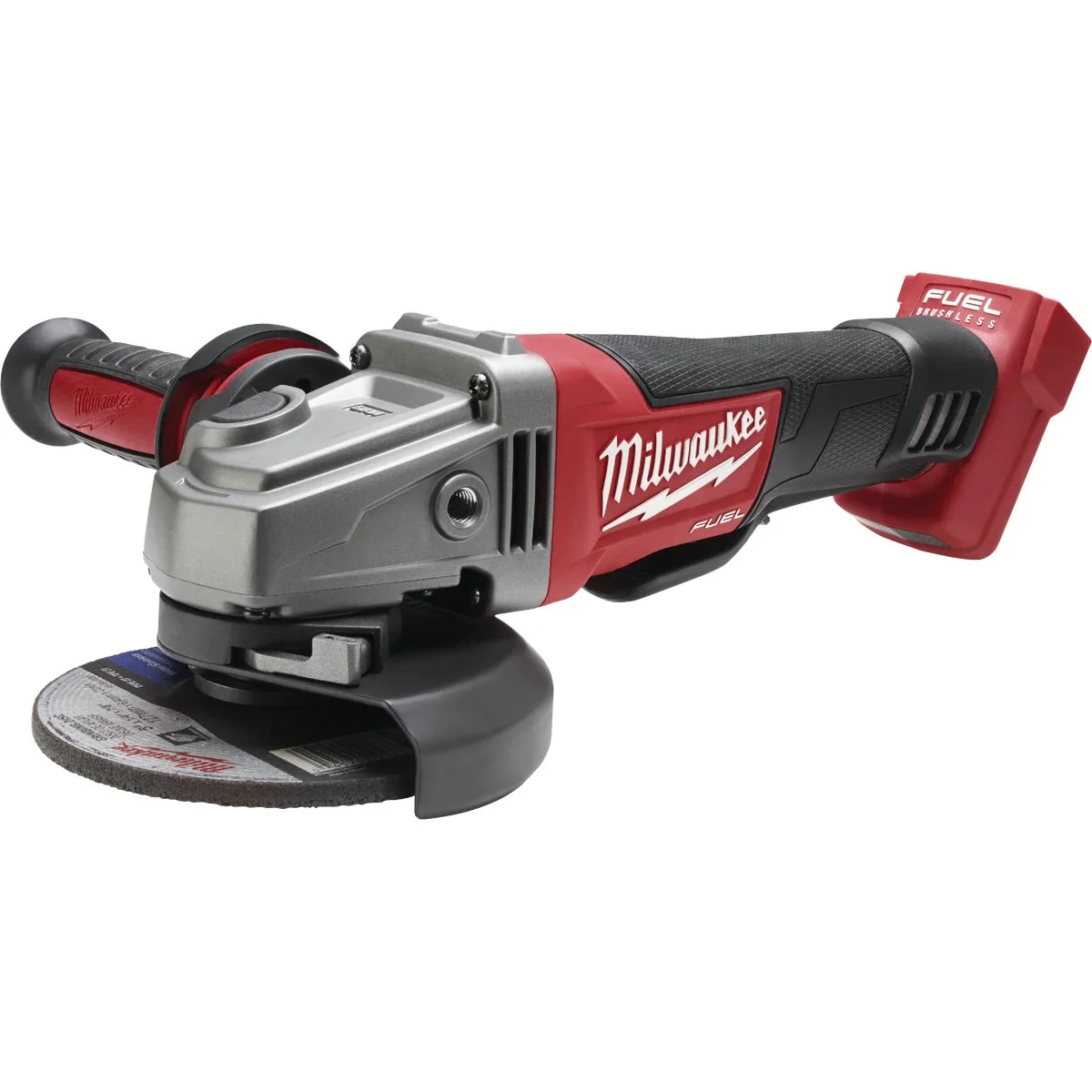 Innovative Milwaukee M18 FUEL 18-Volt Lithium-Ion 4-1 2 In. - 5 In. Brushless Cordless Angle Grinder Grinder with Paddle Switch No-Lock Bare Tool Clean