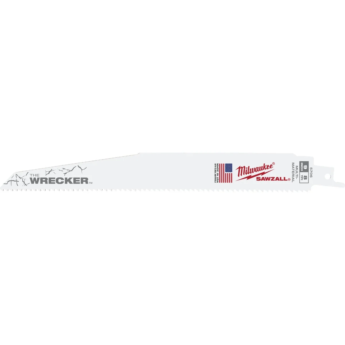 Fine Milwaukee Sawzall THE WRECKER 9 In. 7 11 TPI Multi-Material Demolition Reciprocating Saw Blade 25-Pack Flexible