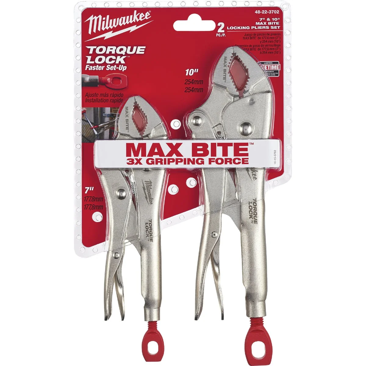 Healthy Milwaukee Torque Lock Locking Pliers Set 2-Piece Fine Crafted
