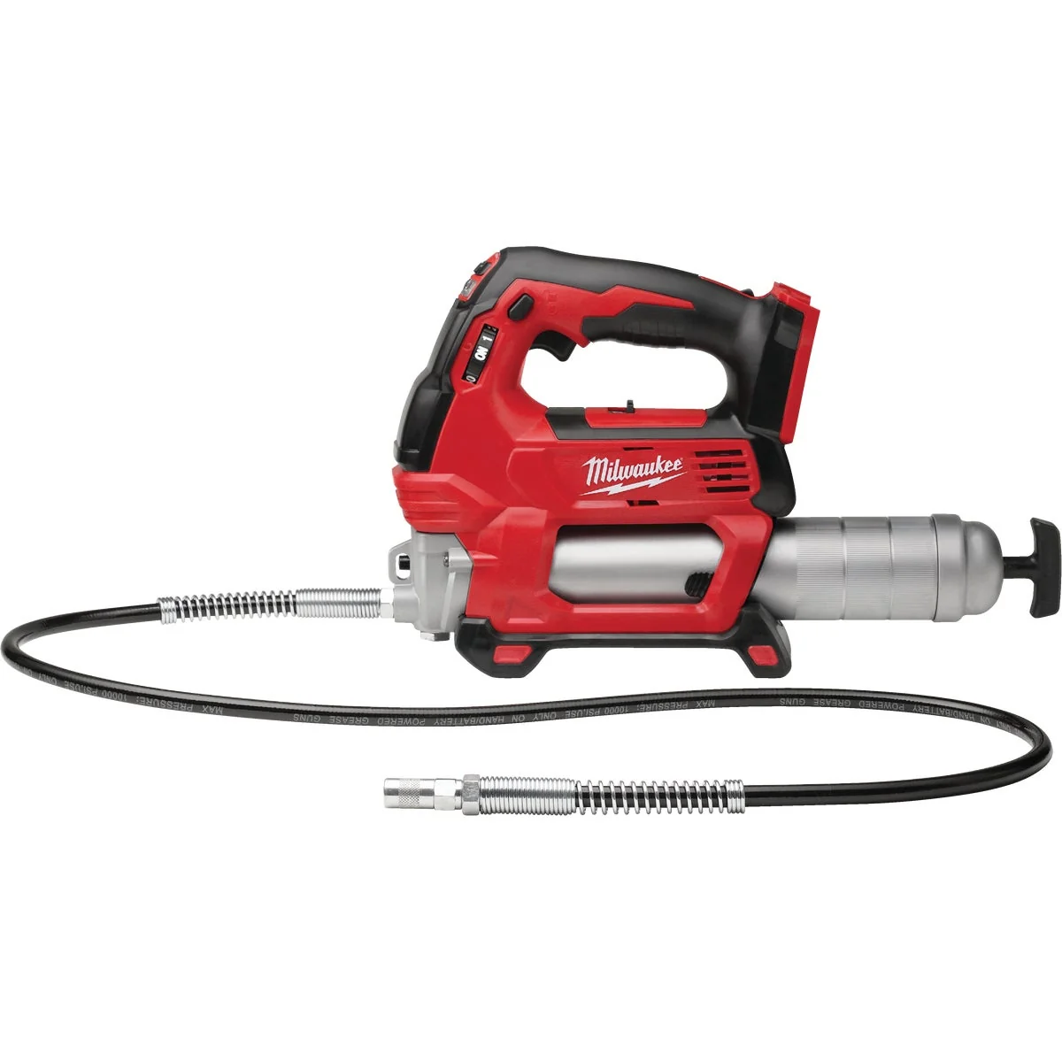 Convenient Milwaukee M18 18 Volt Lithium-Ion 2-Speed Cordless Grease Gun Bare Tool Stylish