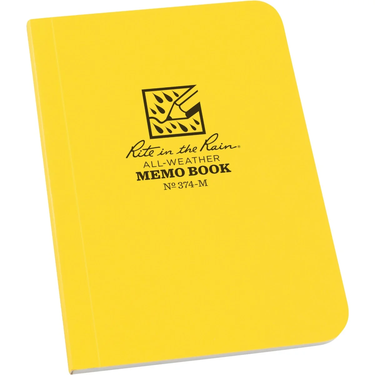 Superior Rite in the Rain 3-1 2 In. W x 5 In. H Yellow 56-Sheet Soft Cover Side Bound All-Weather Memo Pad Elite