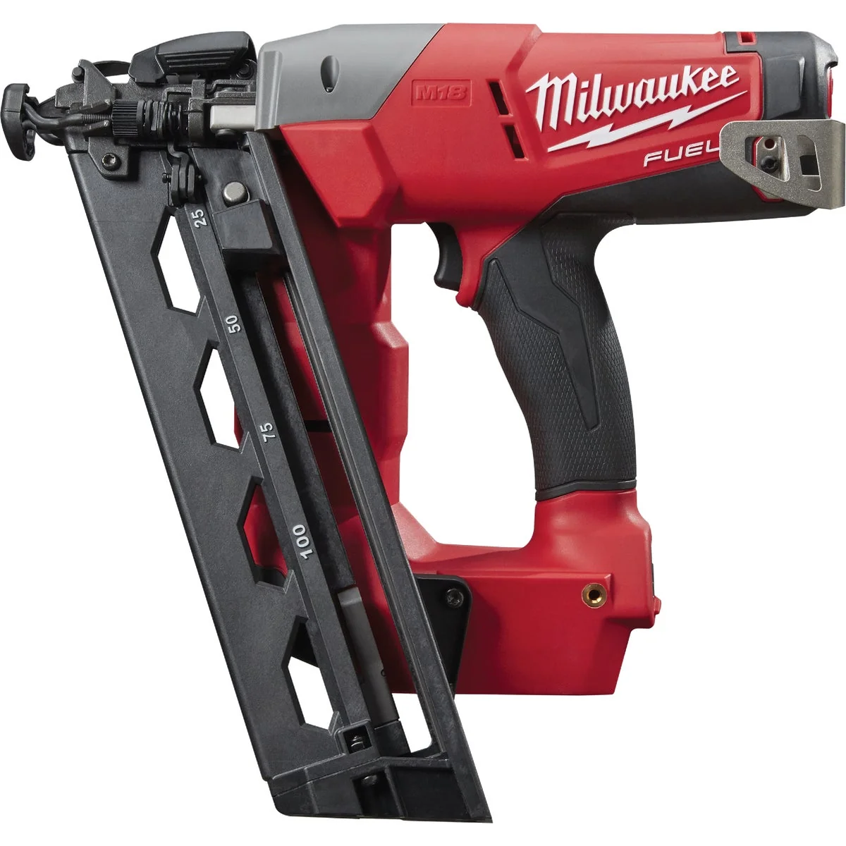 Environmentally Friendly Milwaukee M18 FUEL 18 Volt Lithium-Ion Brushless 16-Gauge 2-1 2 In. Angled Cordless Finish Nailer Bare Tool Trendy
