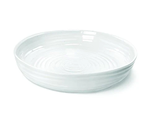Official Sophie Conran 11 Inch White Fine Porcelain Round Roasting Dish Expertly Made