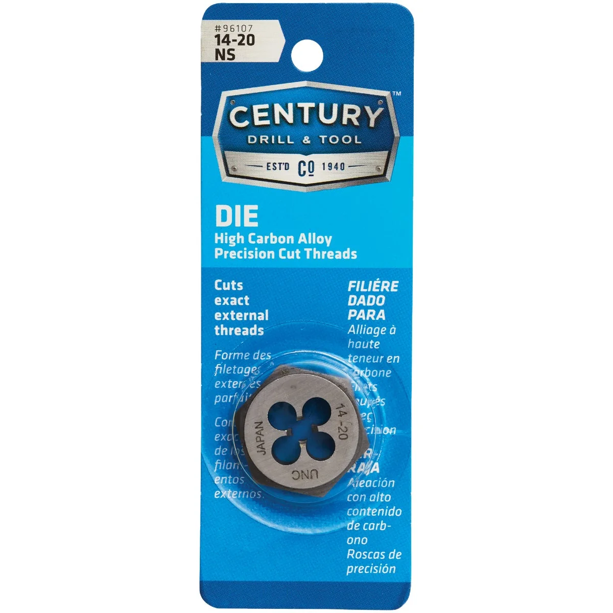 Trusted Century Drill Tool 14-20 National Standard 1 In. Across Flats Fractional Hexagon Die Sustainable