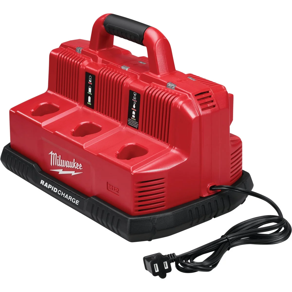 Recyclable Milwaukee M18 M12 18 Volt and 12 Volt Lithium-Ion Rapid Charge Battery Charger Station Solid