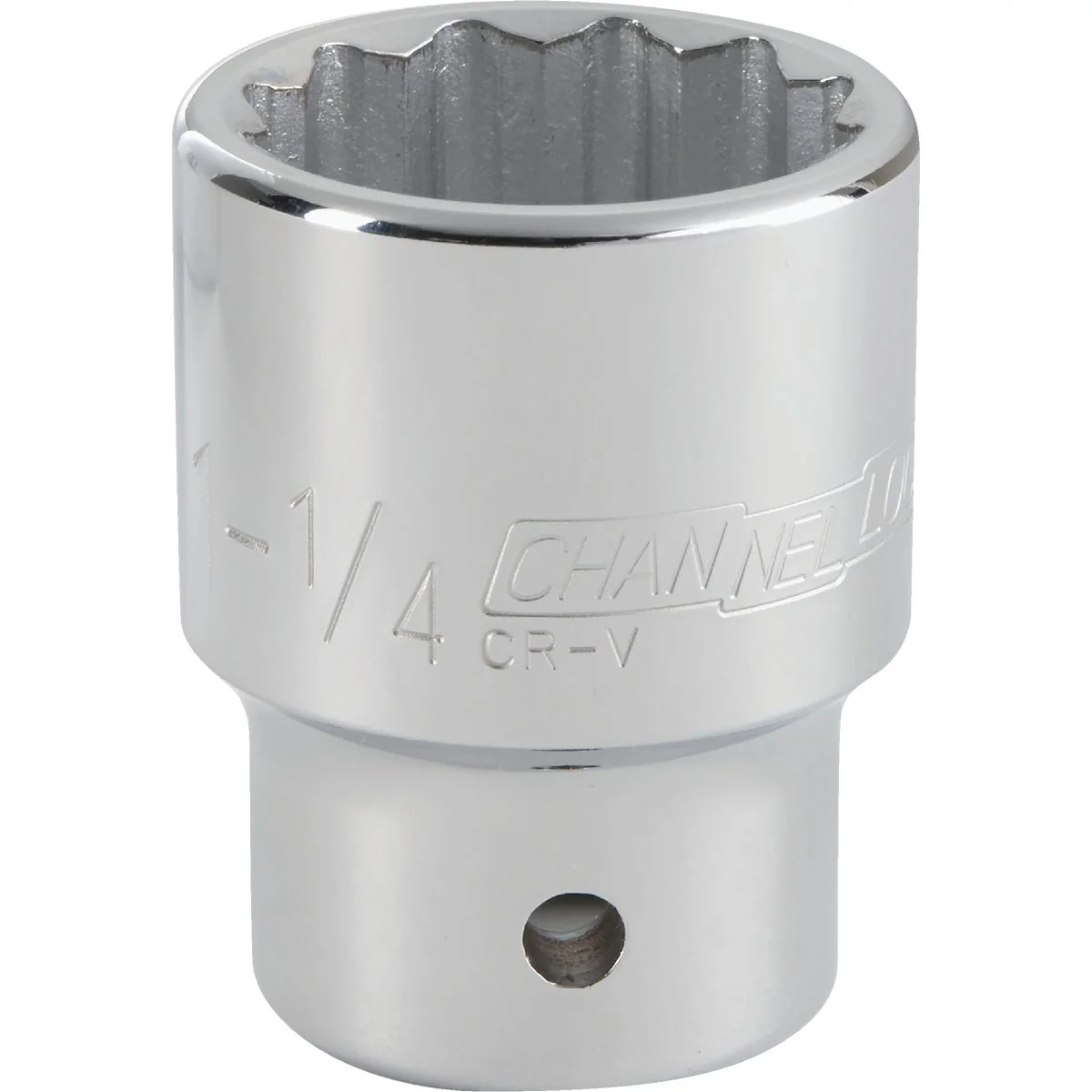 Sophisticated Channellock 3 4 In. Drive 1-1 4 In. 12-Point Shallow Standard Socket Soft