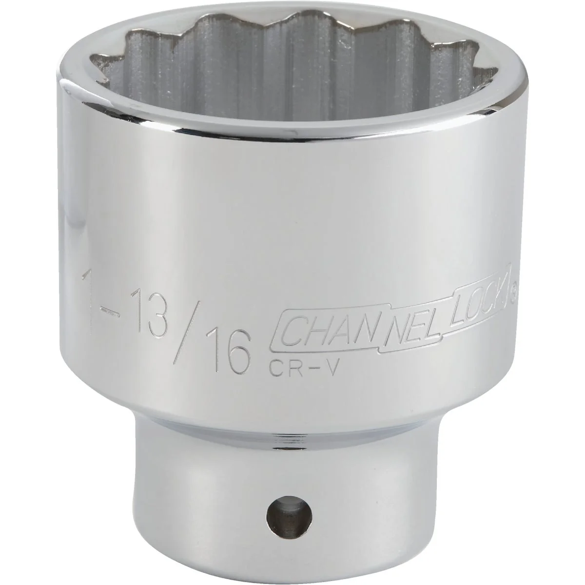 Clean Channellock 3 4 In. Drive 1-13 16 In. 12-Point Shallow Standard Socket Lightweight