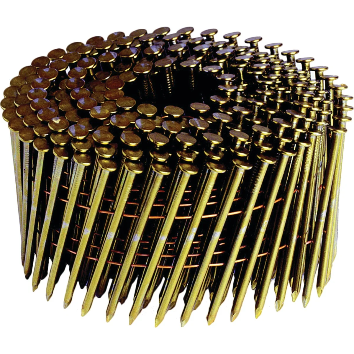 Pure Grip-Rite 15 Degree Wire Weld Bright Smooth Coil Framing Nail 2-3 8 In. x .113 In. 3000 Ct. Solid
