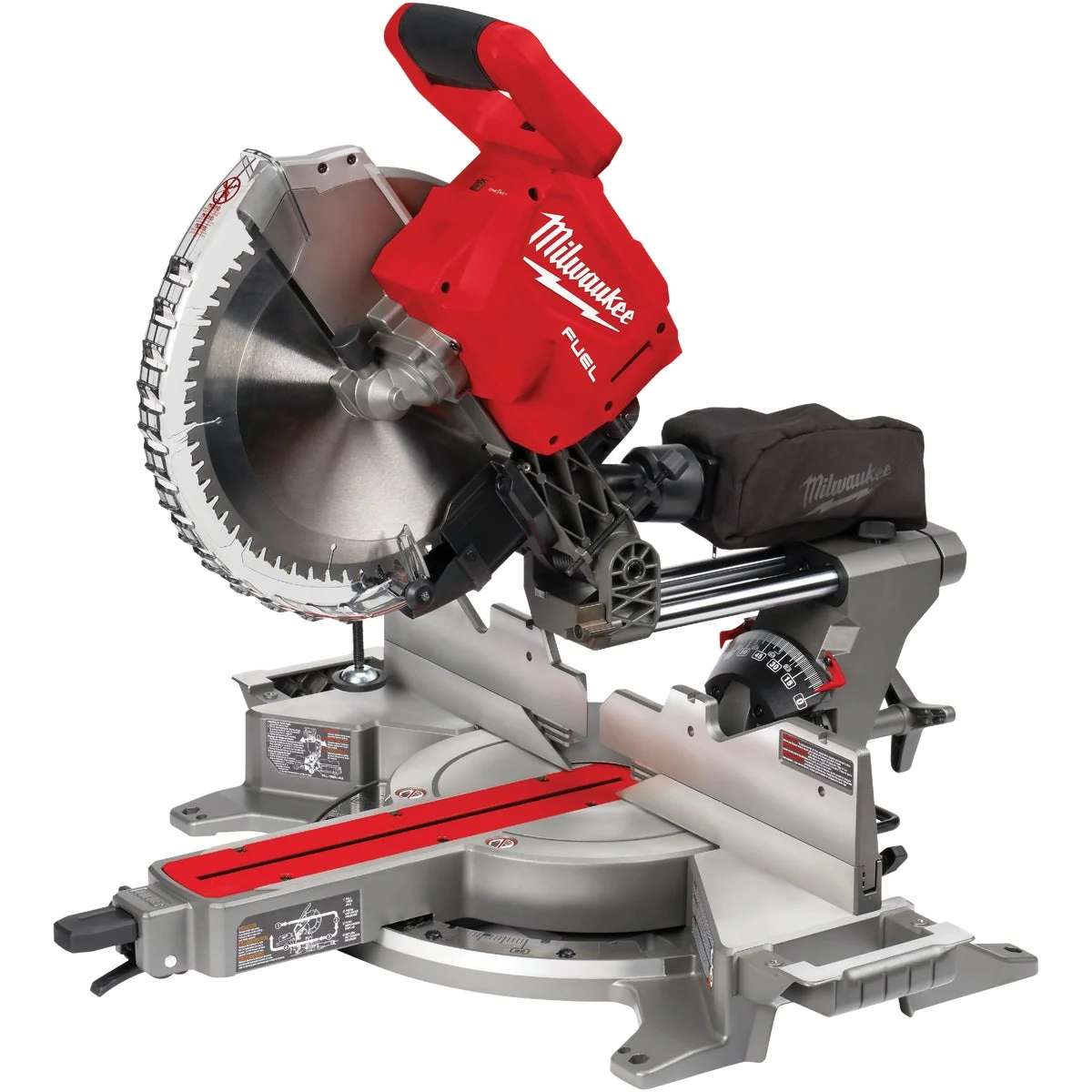High-Performance Milwaukee M18 FUEL 12 In. Brushless Dual Bevel Sliding Cordless Miter Saw Bare Tool Reusable