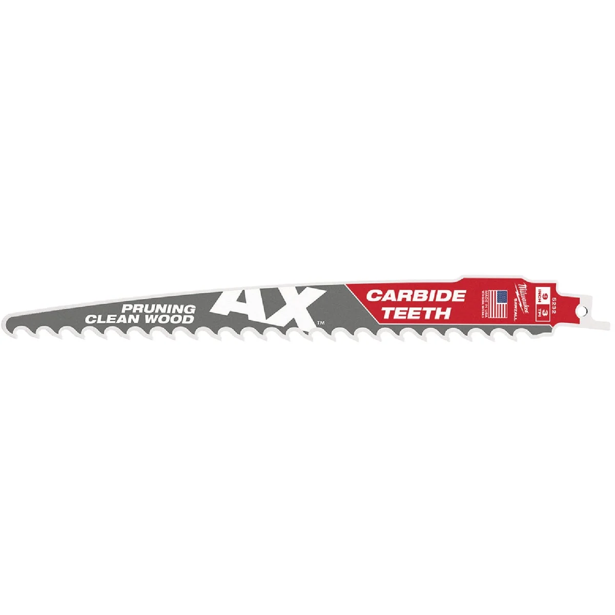 Effective Milwaukee The Ax Sawzall 9 In. 3 TPI Wood Pruning Reciprocating Saw Blade Organic