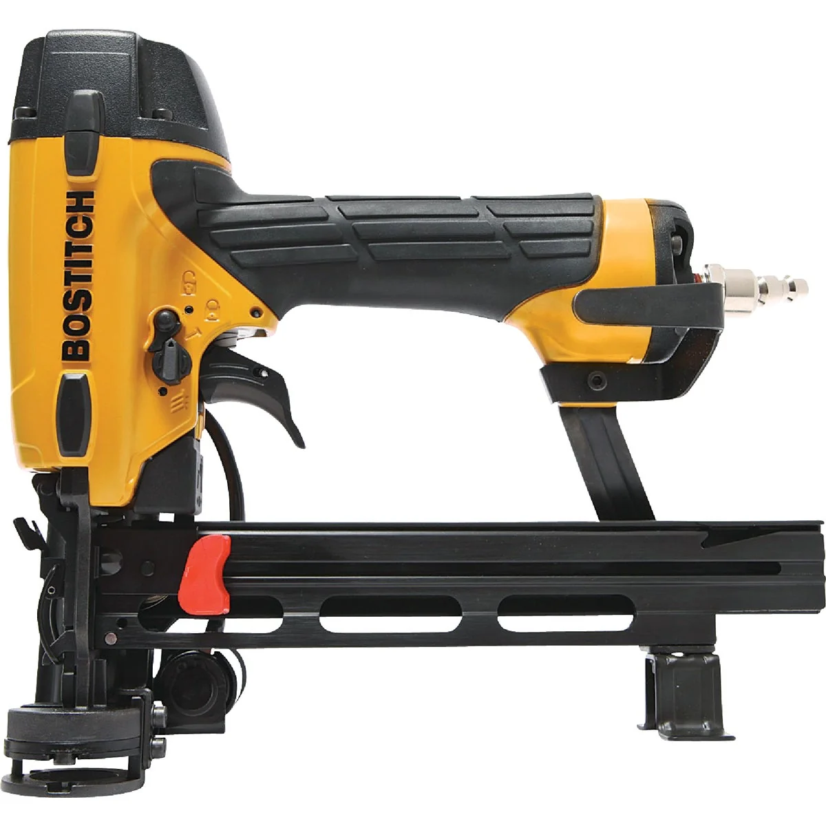 Traditional Bostitch 18-Gauge 5 16 In. Crown 1-1 2 In. Button Cap Finish Stapler Kit Advanced
