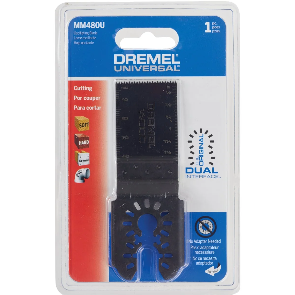 Solid Dremel Universal 1-1 4 In. High Carbon Steel Flush Cut Oscillating Blade Prestigious