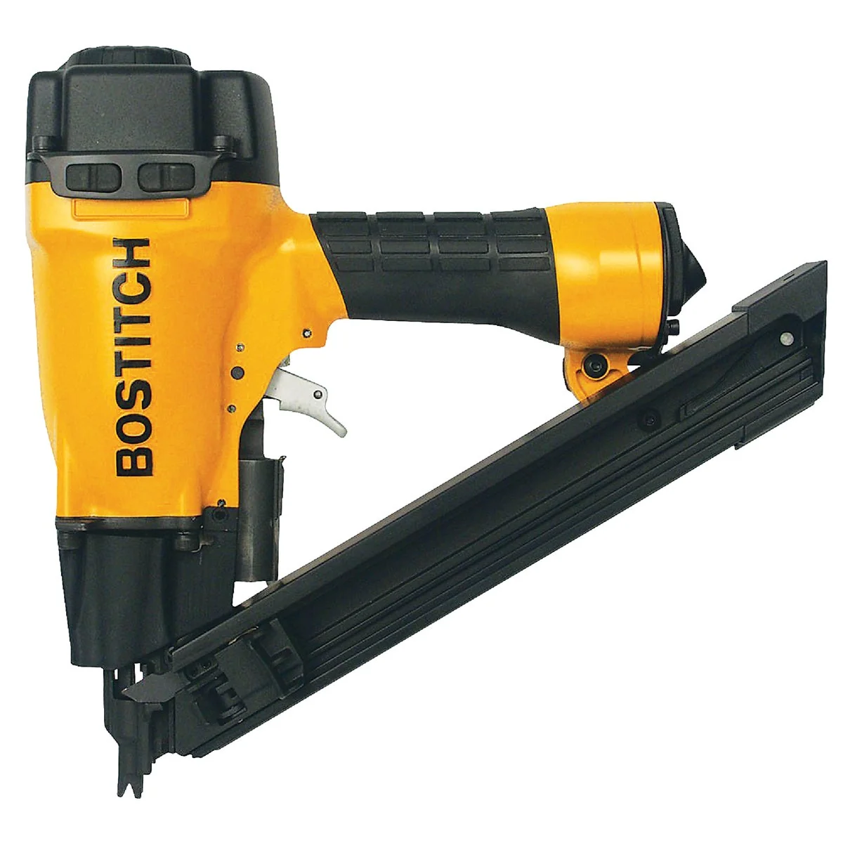 Secure Bostitch 35 Degree 1-1 2 In. Paper Tape Strapshot Metal Connector Framing Nailer with Short Magazine Sophisticated