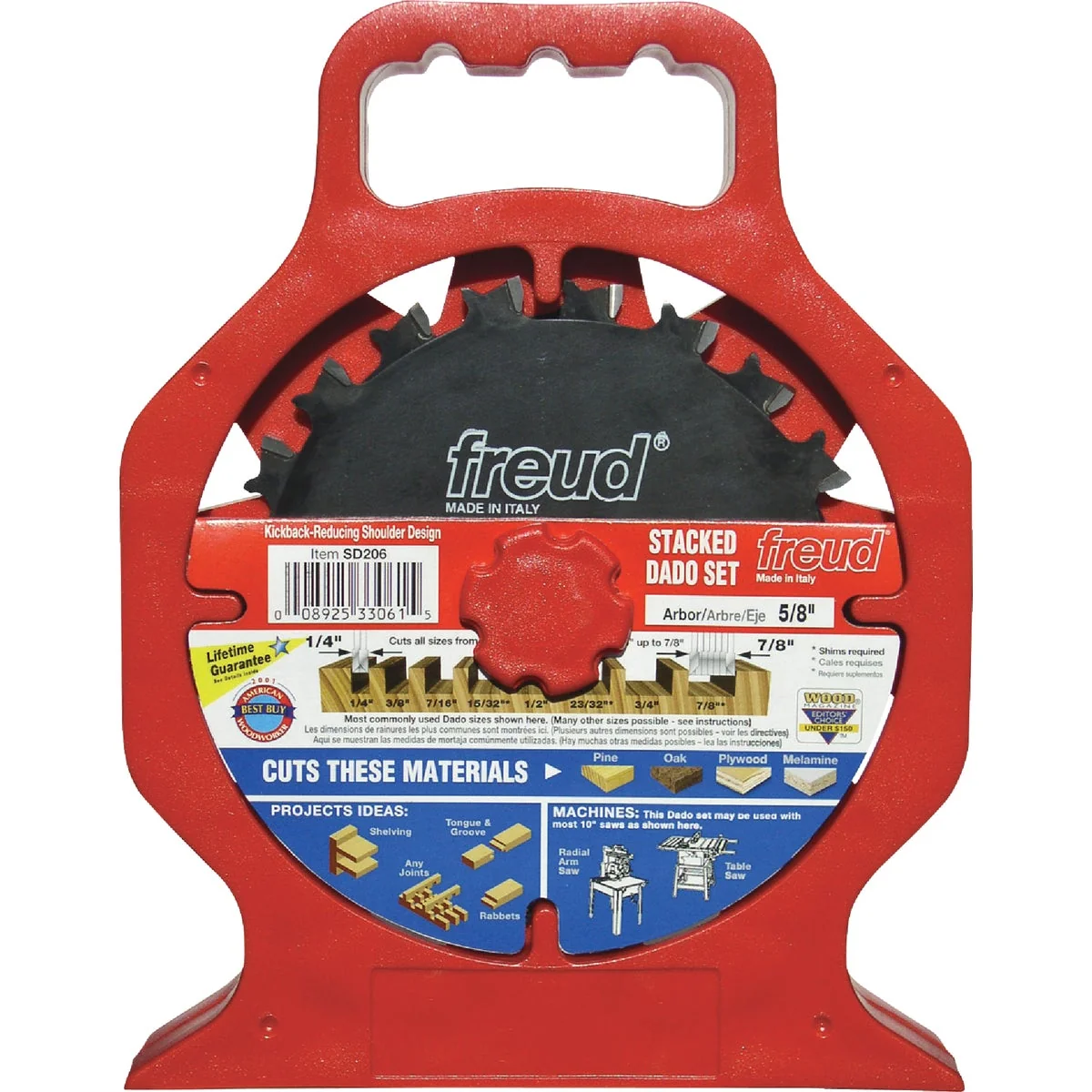 Healthy Freud 6 In. Pro Dado Circular Saw Blade Set Authentic
