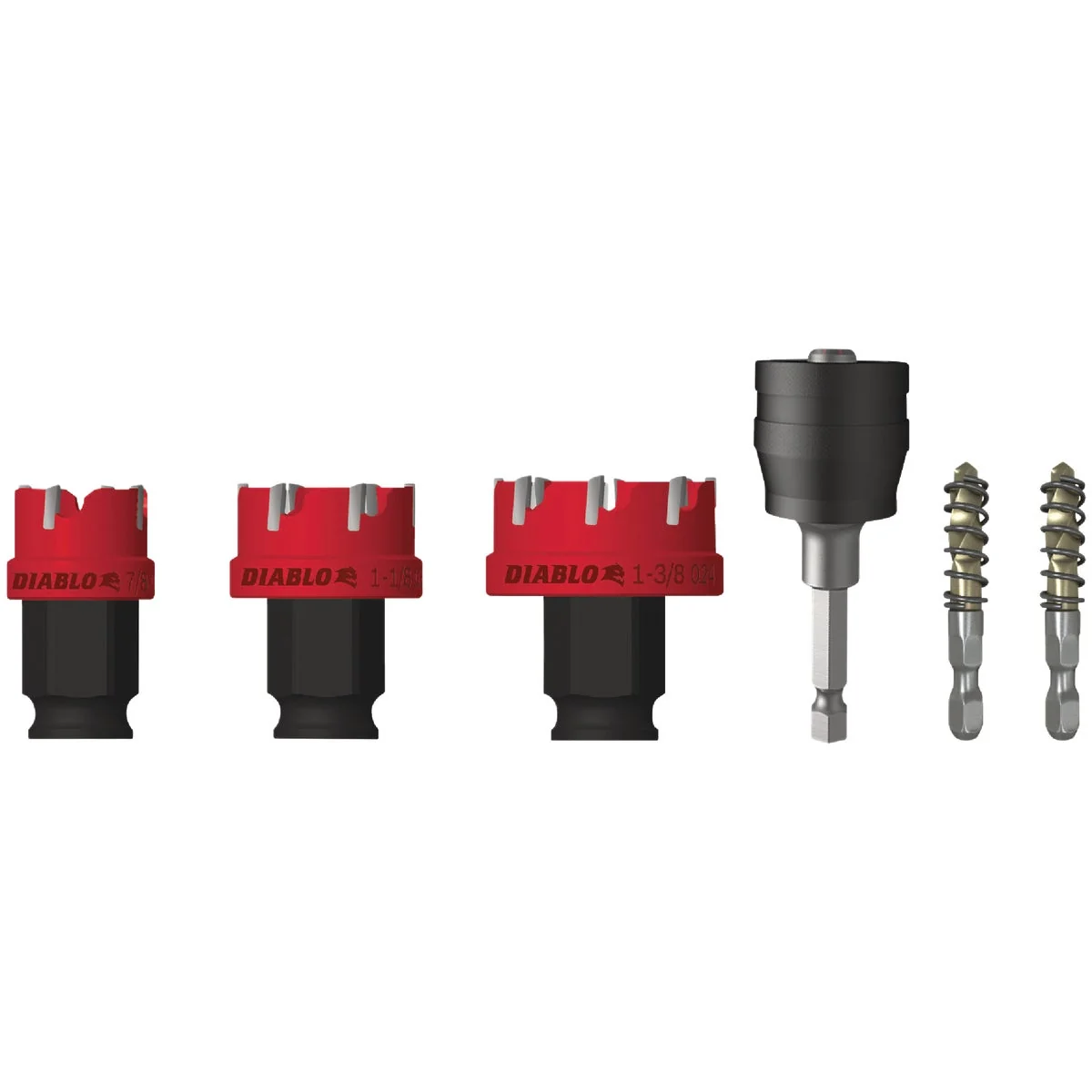 Sophisticated Diablo Steel Demon Carbide Teeth Hole Cutter Set 6-Piece Original