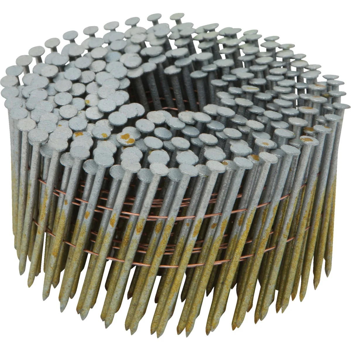 Recyclable Bostitch 15 Degree Wire Weld Galvanized Coil Framing Nail 2-1 2 In. x .099 In. 3600 Ct. Practical