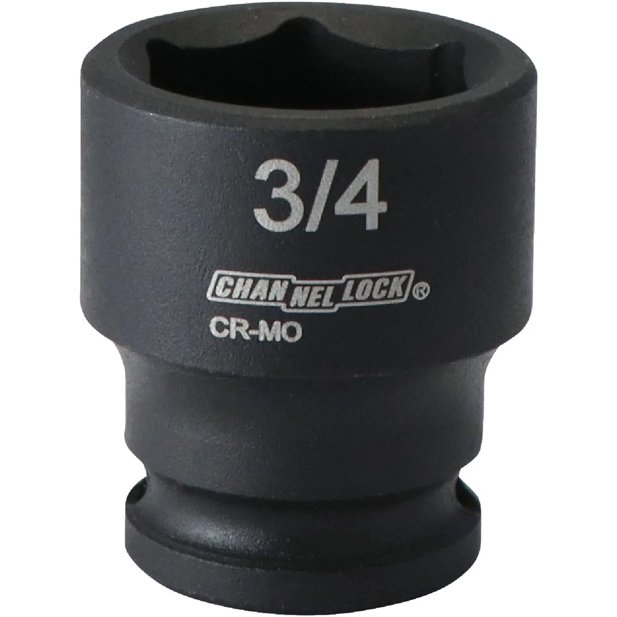 Traditional Channellock 3 8 In. Drive 3 4 In. 6-Point Shallow Standard Impact Socket Natural