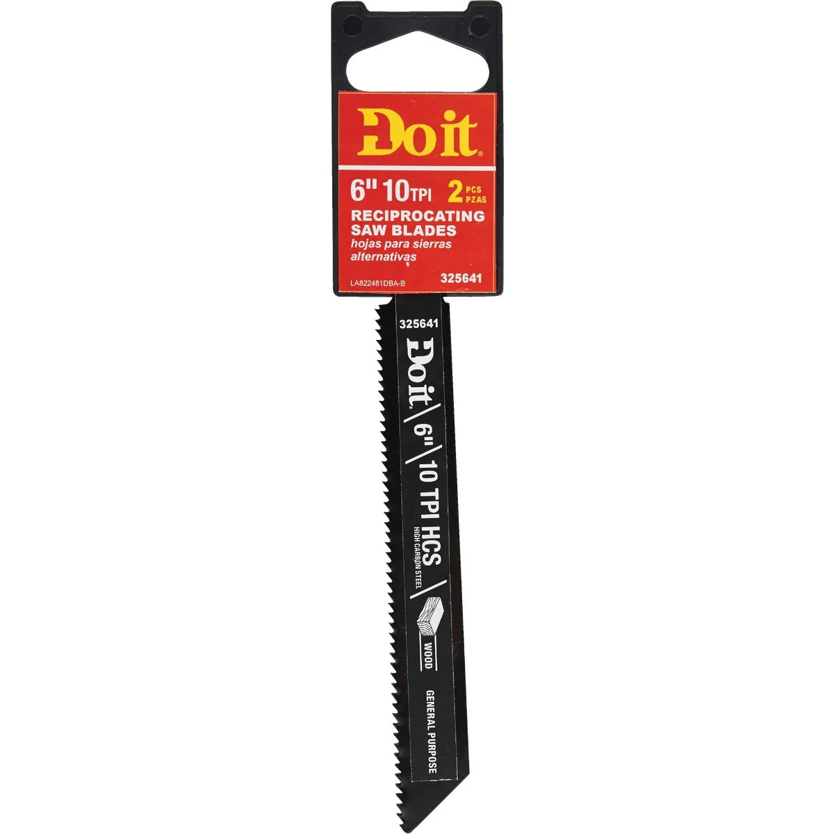 Genuine Do it 6 In. 10 TPI Wood Reciprocating Saw Blade 2-Pack Comfortable