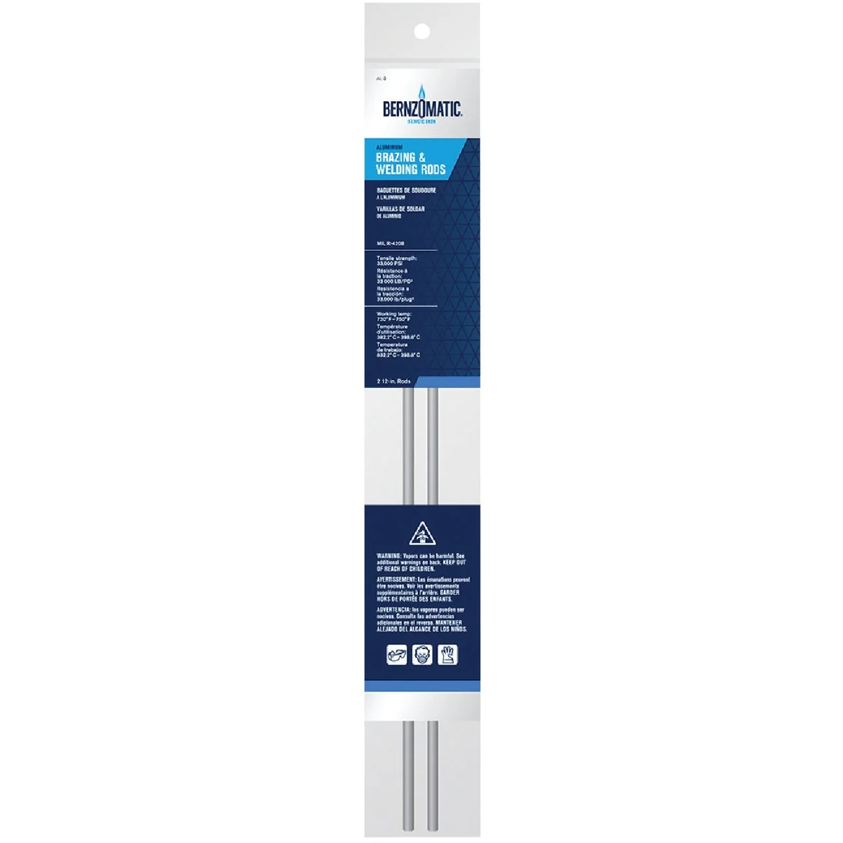 Modern Bernzomatic Aluminum Welding and Brazing Rod 2-Pack Quality