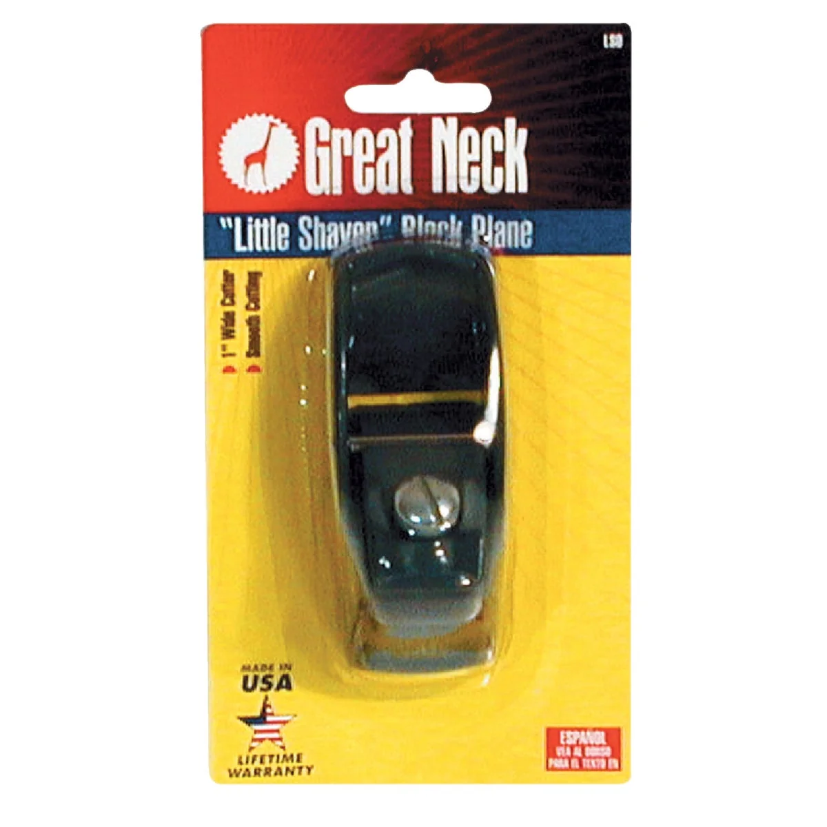 Fine Great Neck 3-1 2 In. Mini Block Plane with 1 In. Cutter Environmentally Friendly
