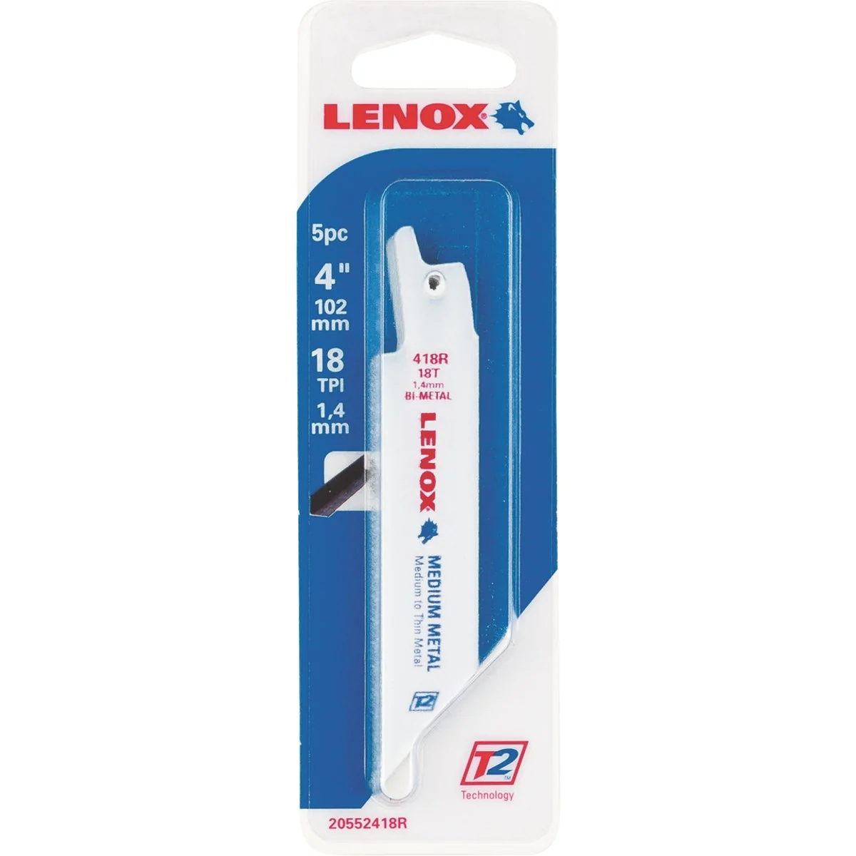 Excellent Lenox 4 In. 18 TPI Medium Metal Reciprocating Saw Blade 5-Pack Environmentally Friendly
