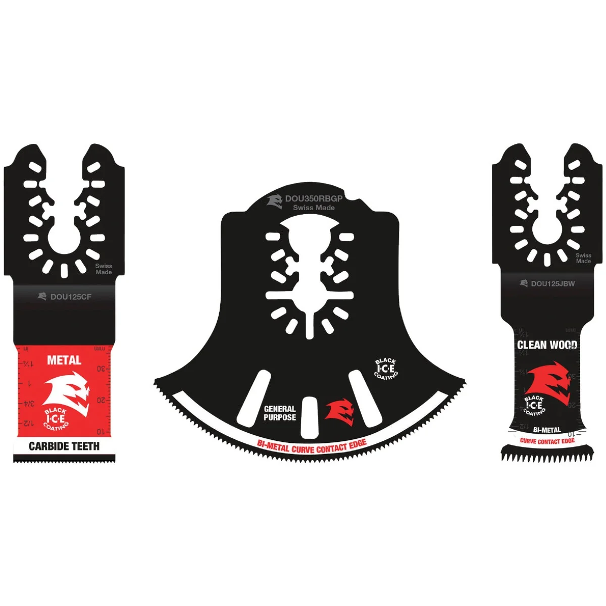Superior Diablo Universal Fit Bi-Metal Oscillating Blade Set 3-Piece Relaxed