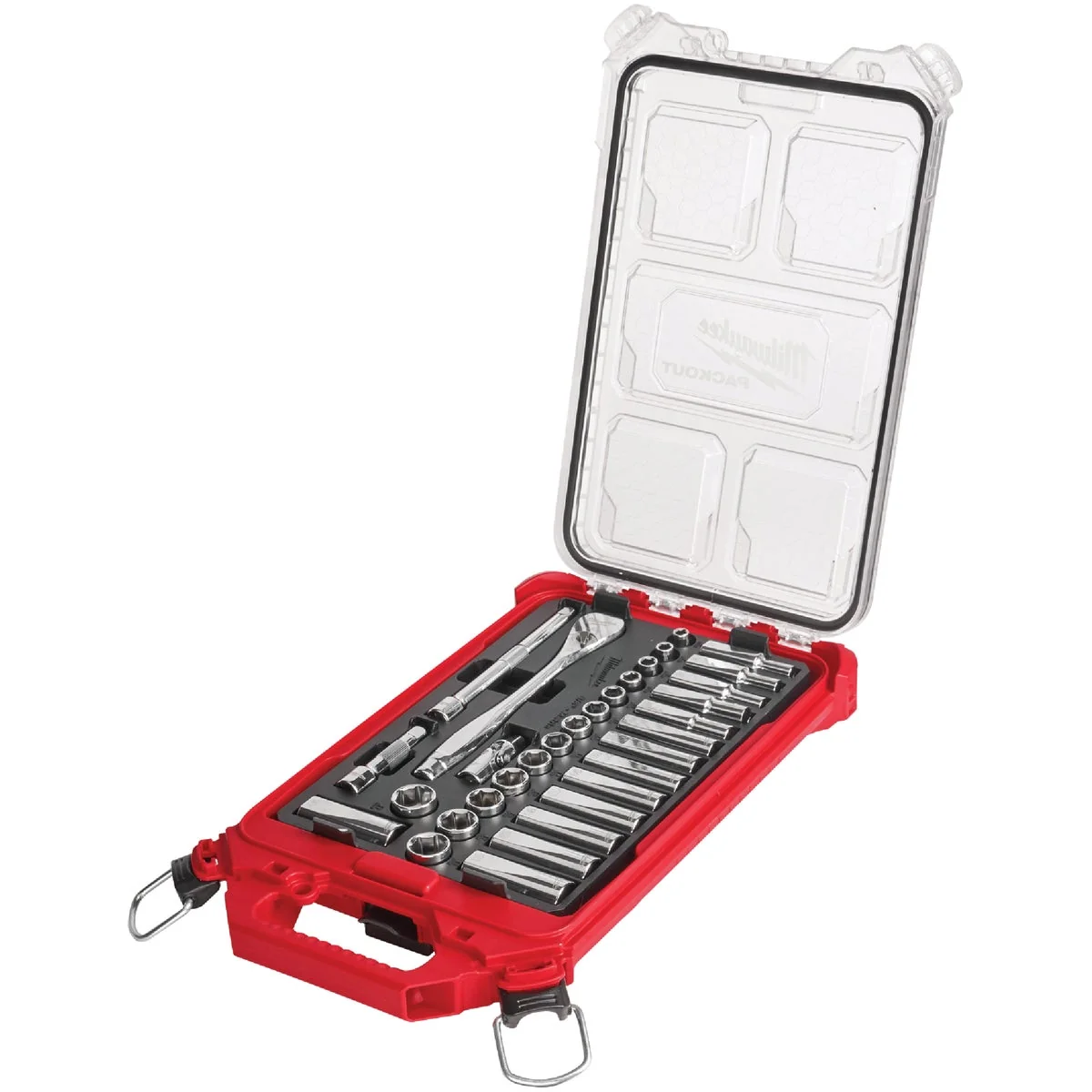Expertly Made Milwaukee Metric 3 8 In. Drive 6-Point Ratchet Socket Set w PACKOUT Organizer 32-Piece Unique