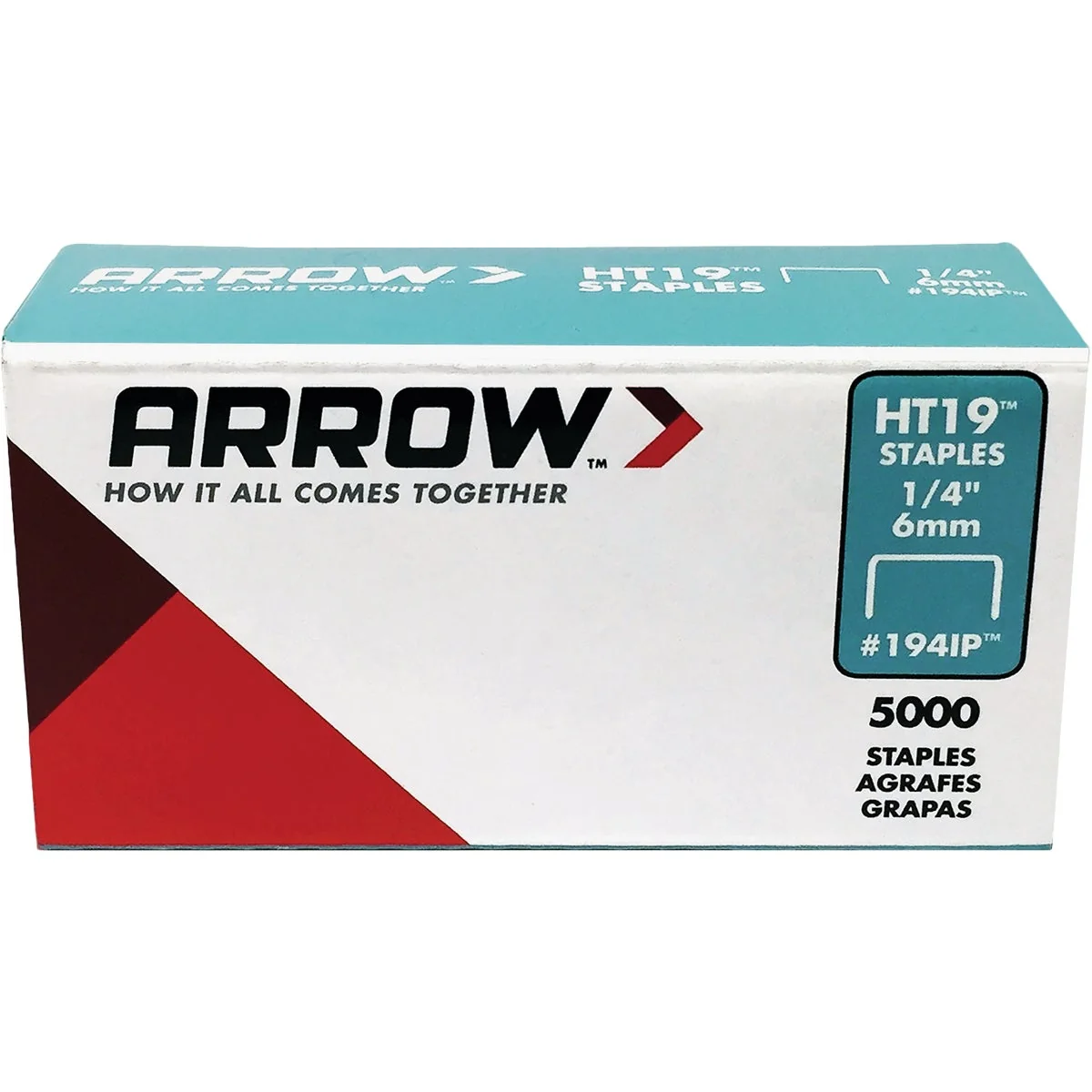 Stylish Arrow HT19 Hammer Tacker Staple 1 4 In. 5000-Pack Dependable