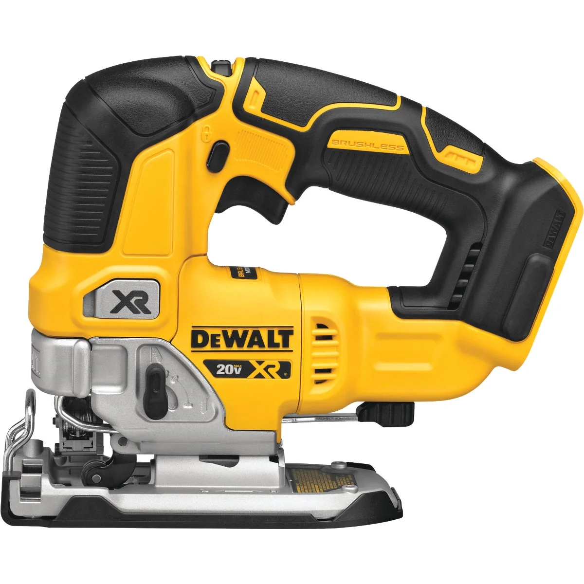 Green DeWalt 20 Volt MAX XR Lithium-Ion Cordless Jig Saw Bare Tool Functional