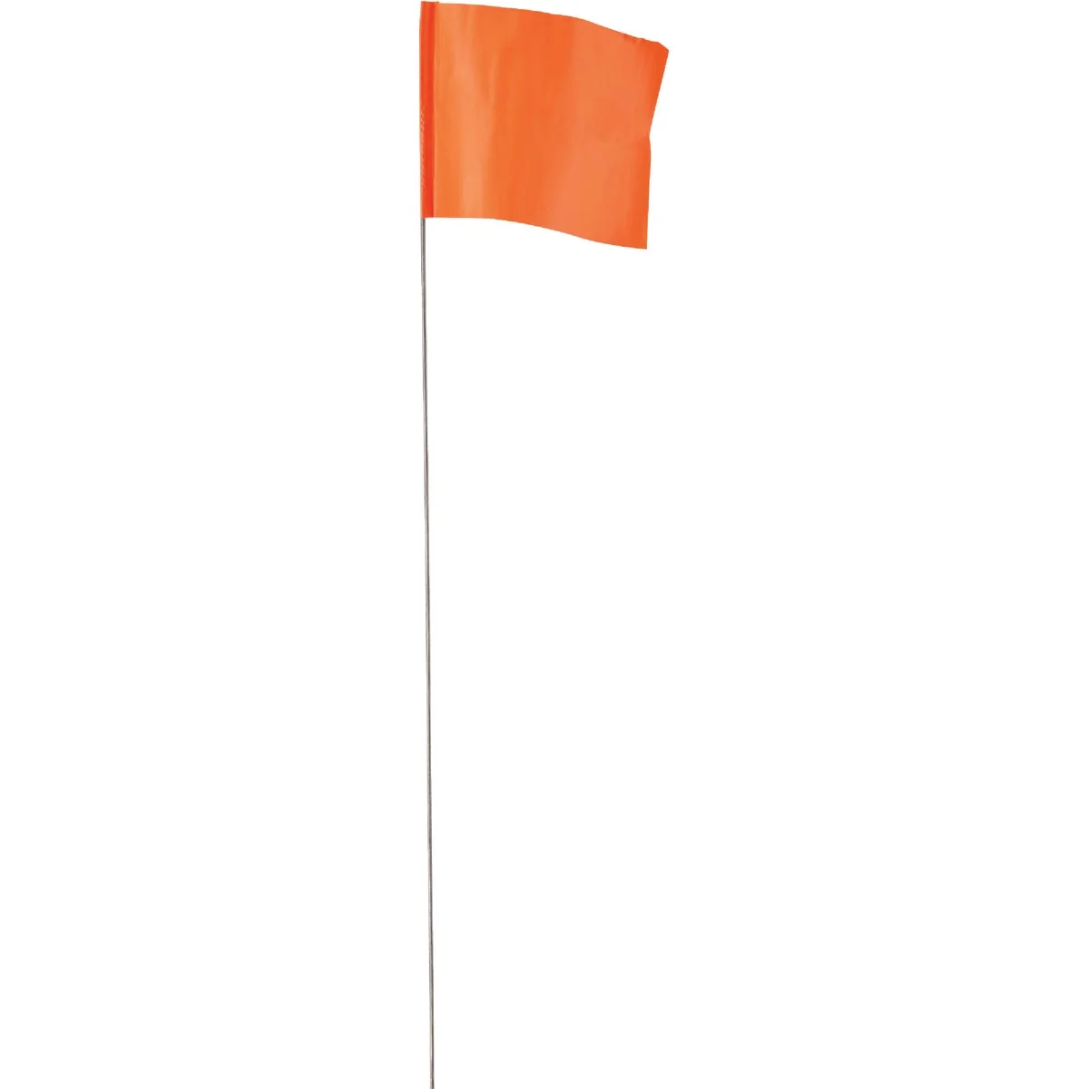 Artisan Empire 21 In. Steel Staff Orange Marking Flags Minimalist