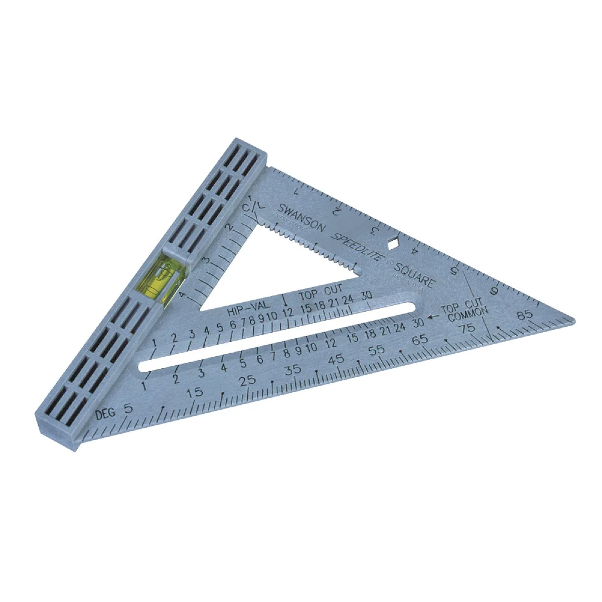 Premium Swanson Speedlite 8 In. Plastic Rafter Square with Level Verified