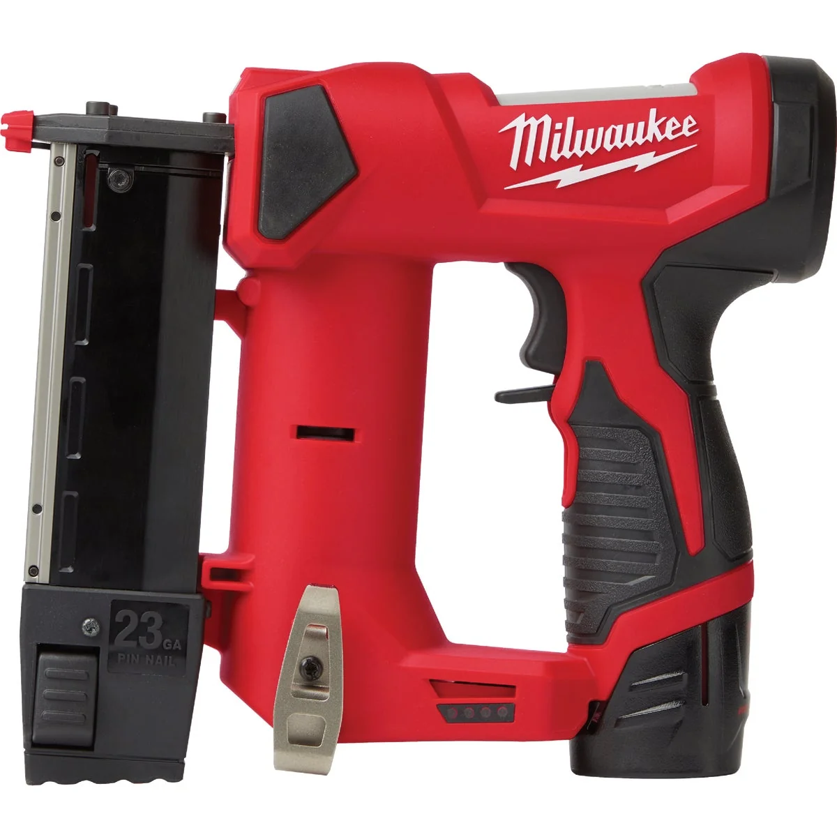 Elite Milwaukee M12 12-Volt Lithium-Ion 23-Gauge Cordless Pin Nailer Kit High-Quality