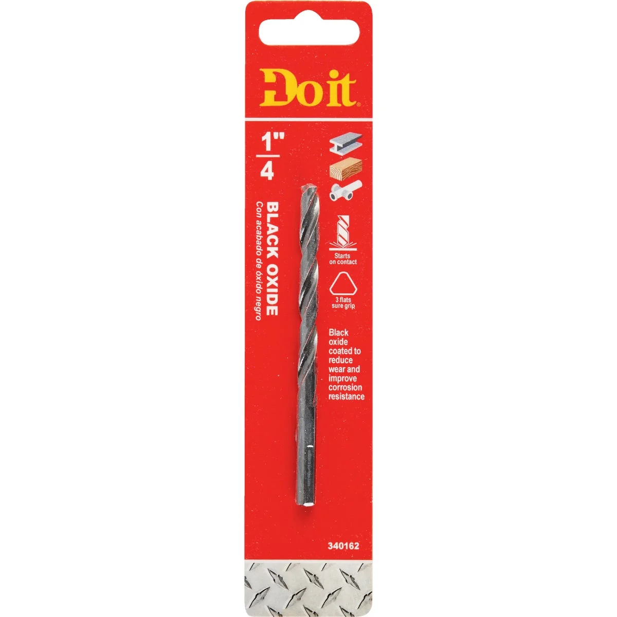 Authentic Do it 1 4 In. Black Oxide Drill Bit Innovative