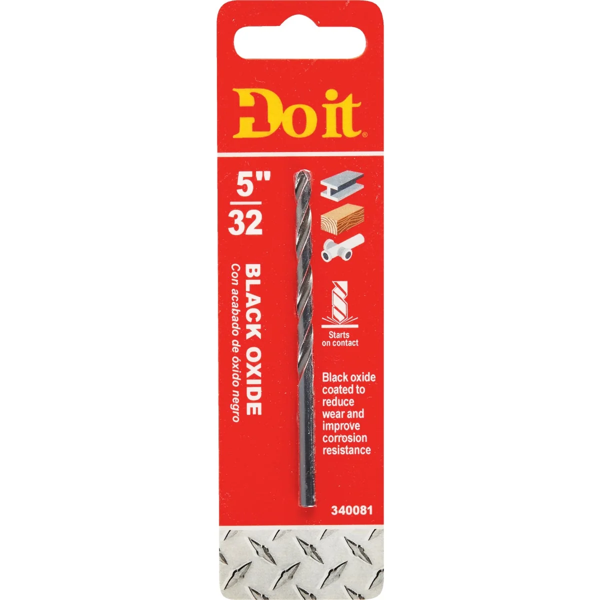Original Design Do it 5 32 In. Black Oxide Drill Bit Comfortable