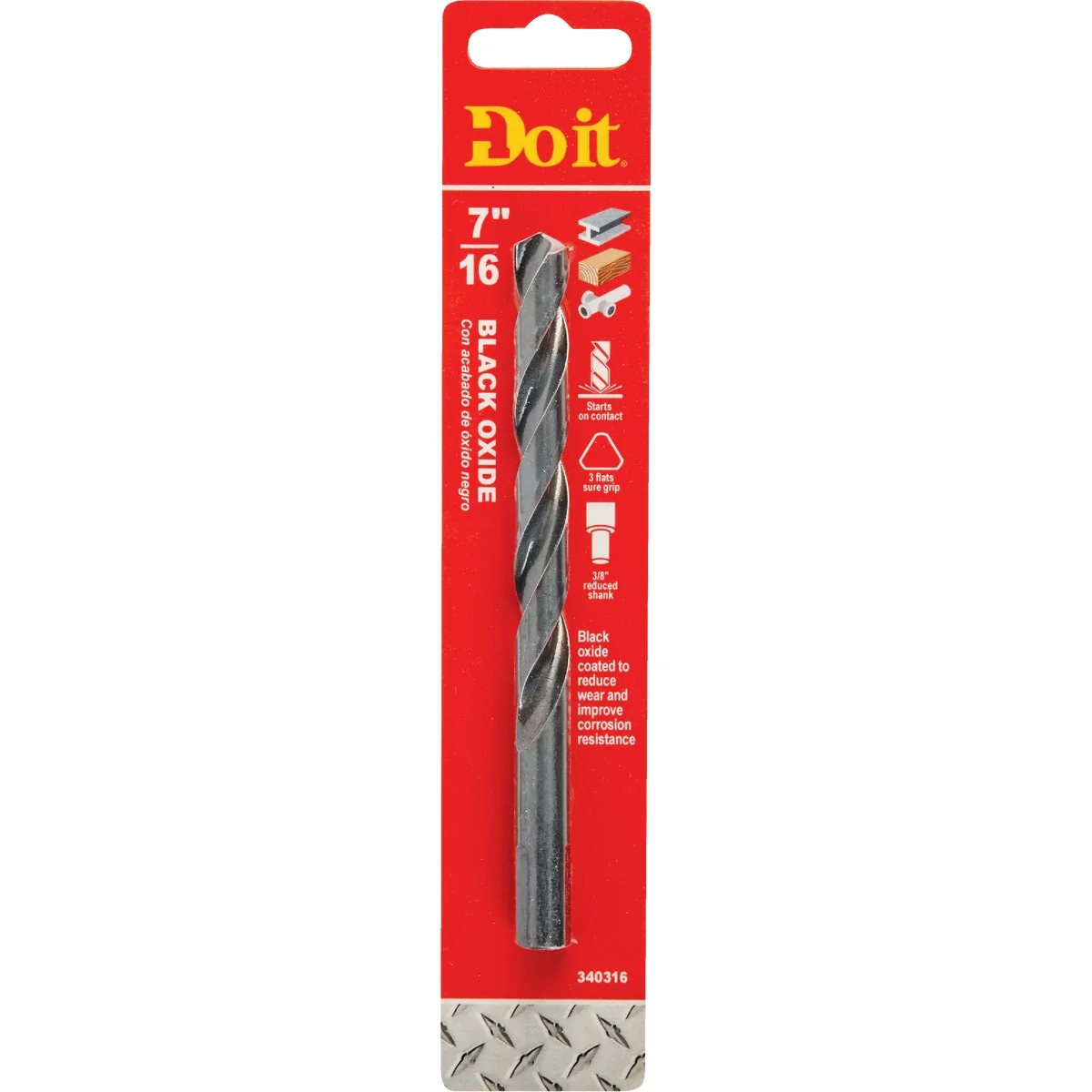 Relaxed Do it 7 16 In. Black Oxide Drill Bit Selected