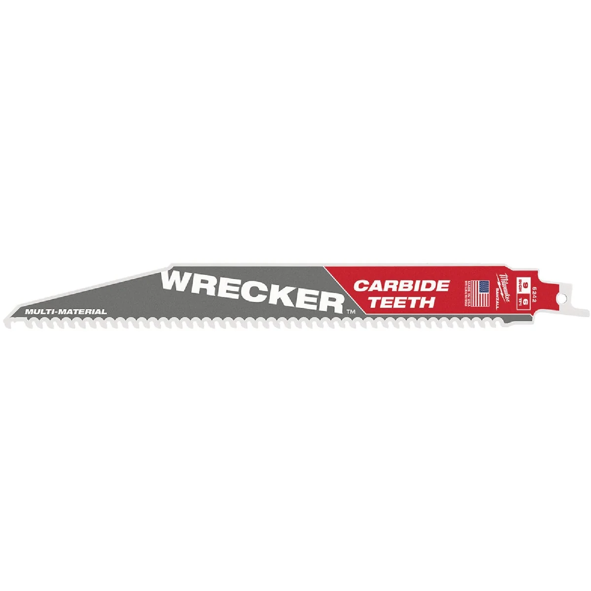 First-Class Milwaukee The Wrecker Sawzall 9 In. 6 TPI Multi-Material Reciprocating Saw Blade Proven